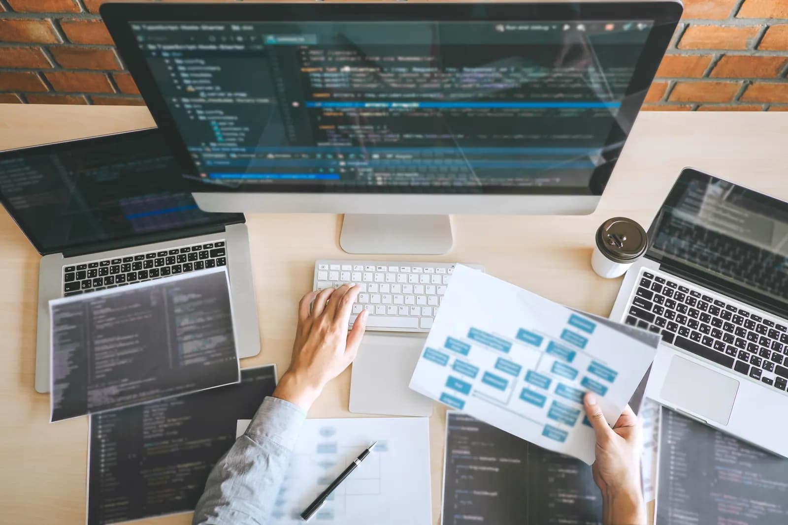 Website design and development mockups